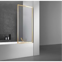 Шторка на ванну Vincea VSB-41700 70 см профиль золото/стекло прозрачное