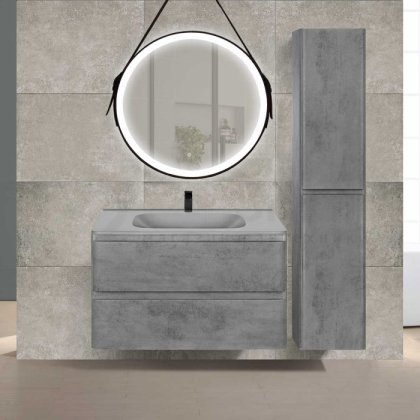 Мебель для ванной Vincea Vico 80 бетон Gray