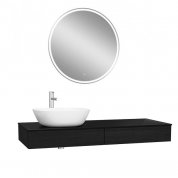Мебель для ванной Vitra Origin 120 L черный дуб