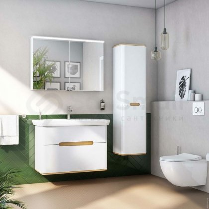 Мебель для ванной Vitra Sento 100 см белая