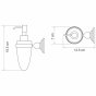 Дозатор для жидкого мыла WasserKRAFT Ammer К-7099