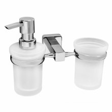 Дозатор для жидкого мыла и стакан WasserKRAFT Lippe K-6589