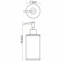 Дозатор для жидкого мыла WasserKRAFT Rossel K-5799