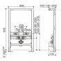 Инсталляция WeltWasser WW Amberg 500 BD