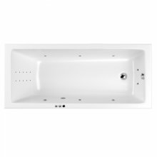 Ванна Whitecross Wave Smart Nano 160x80 хром