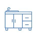 Купить напольную мебель для ванной в Москве ✦ SanSmail